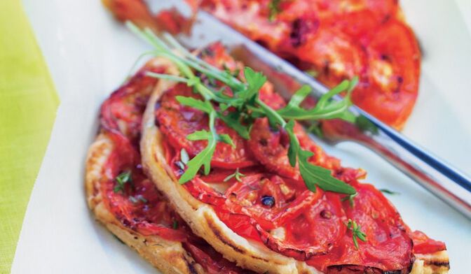 2 tartelettes fines à la tomate
