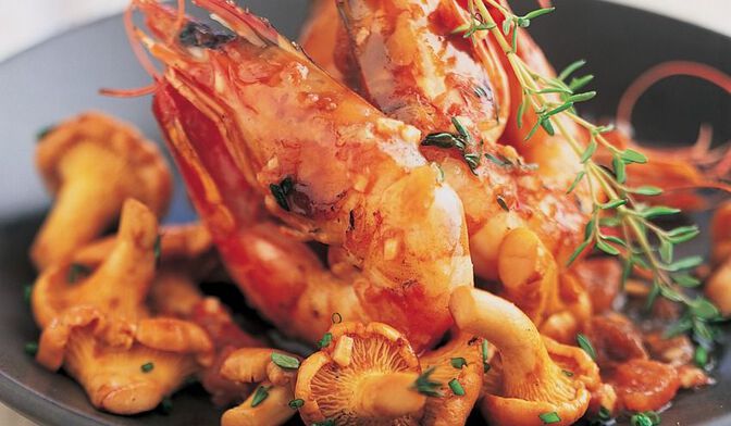 Crevettes sautées à la provençale