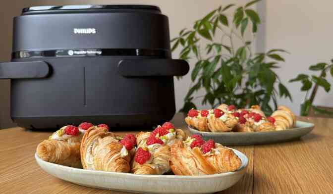 Mini-croissants pistache framboise