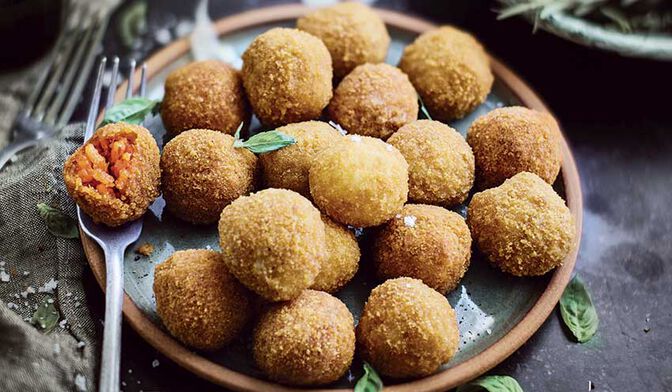 Mix mini arancini