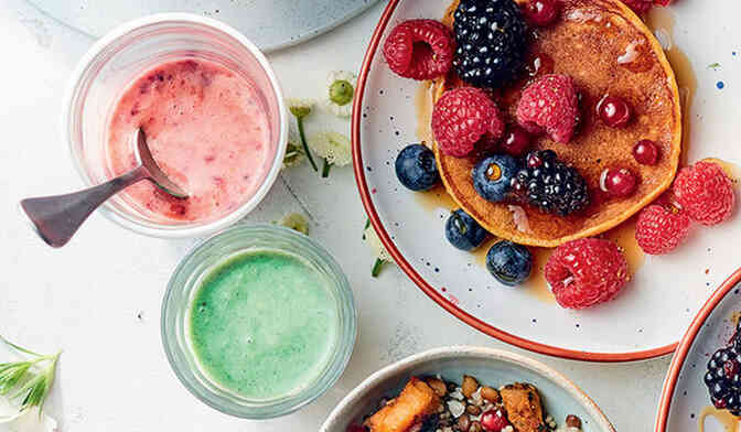 Smoothie myrtille-banane