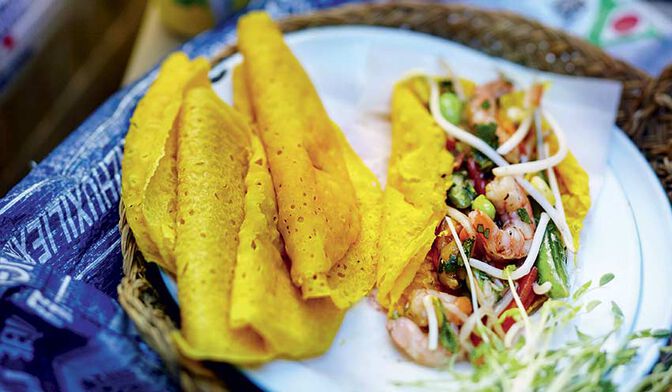 Bánh xèo aux crevettes