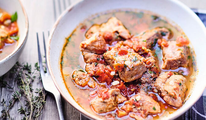 Sauté de veau à la provençale