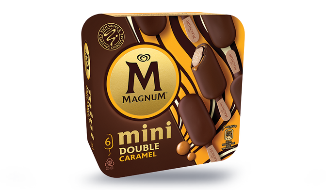 6 MINI MAGNUM DOUBLE CARAMEL