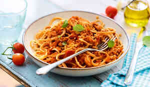 LINGUINE FACON BOLO VEG