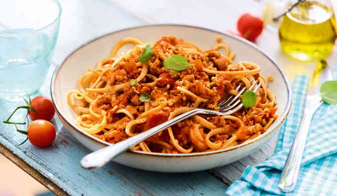LINGUINE FACON BOLO VEG