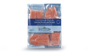 4 portions de filets de saumon atlantique, Norvège