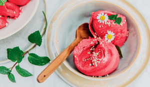 Sorbet framboise sans sucre