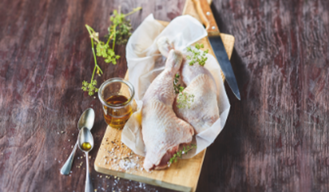 2 cuisses de poulet
