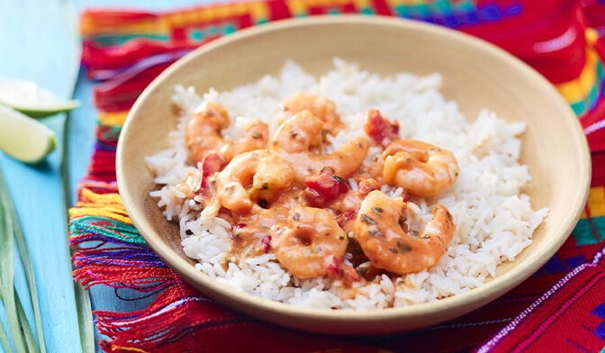 MOQUECA DE CREVETTES/RIZ