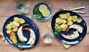 Queue de langouste au beurre vanill&eacute; au Airfryer