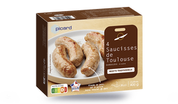 4 saucisses de Toulouse