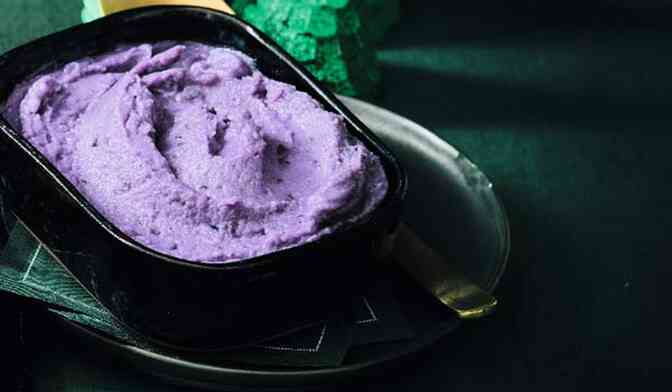 Ecrasé de pomme de terre vitelotte