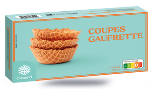 6 COUPES GAUFRETTE 78G