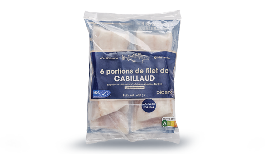 6 portions de filet de cabillaud MSC — vue 3