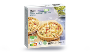 2 TARTE BIO COURG/TOMATE