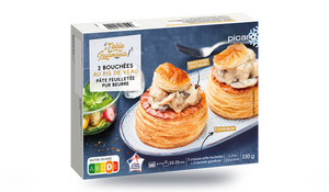 2 BOUCHEES AU RIS DE VEAU