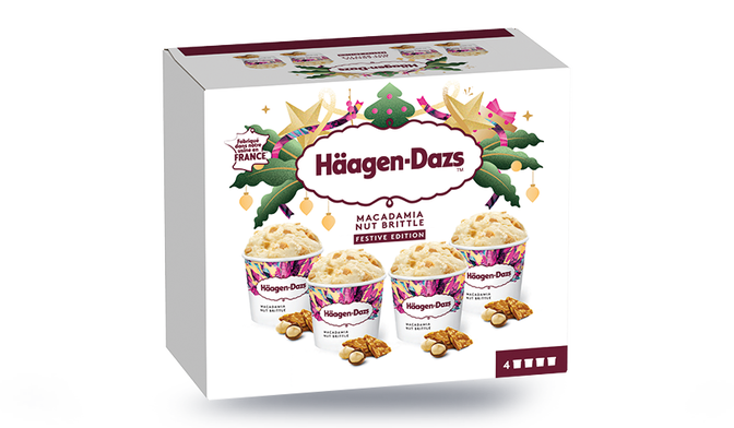 4 mini-pots Macadamia Nut Brittle