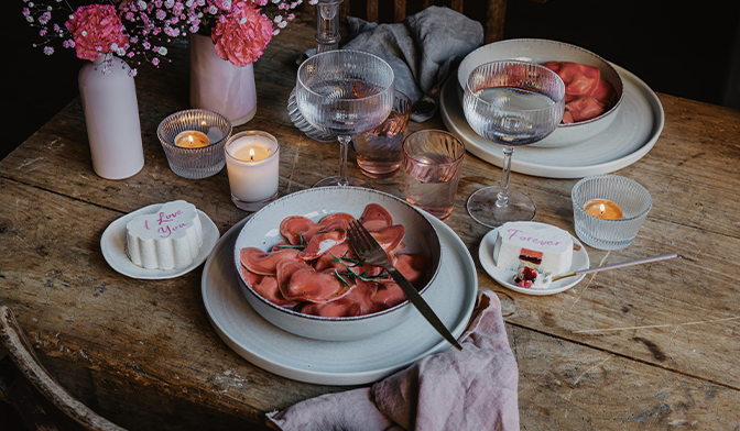 Menu Saint-Valentin "Tout coeur"