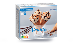 6 CONES VANILLE PICARD