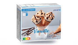 6 CONES VANILLE PICARD 6 CONES VANILLE PICARD
