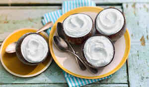 4 NOIX DE COCO GIVREES