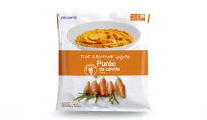 Purée de carottes, portionnable