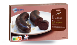 2 BOUDINS NOIRS OIGNONS