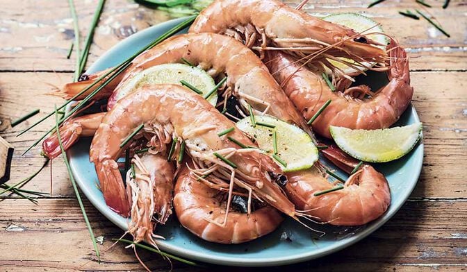 Crevettes tropicales crues, 7 - 9 pièces, ASC** bio