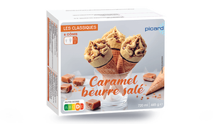 6 CONES CARAMEL
