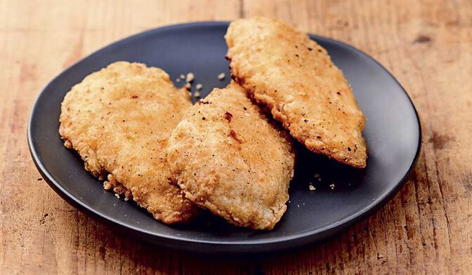 4 ESCALOP POULET PANE