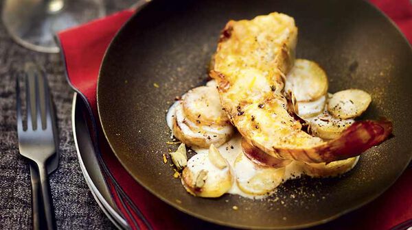 Recette Langouste Grillee Au Beurre D Agrumes Et Gratin De Rattes