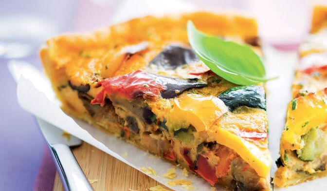 Quiche orientale