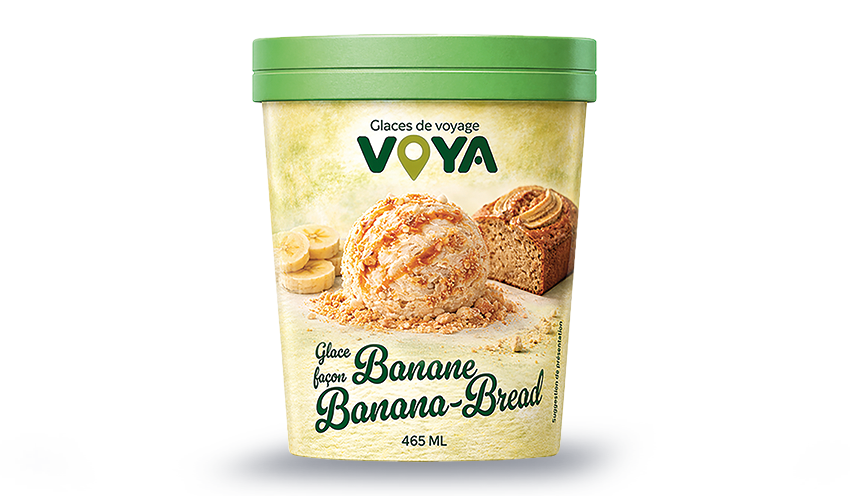 Glace façon banana Bread, Voya — vue 3
