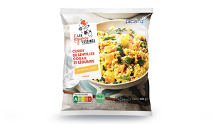 Curry de lentilles corail et légumes