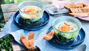 OEuf cocotte aux épinards par @claire.happydiet