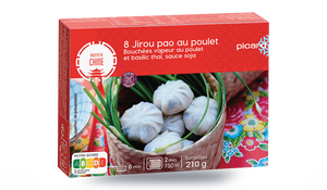 8 Jirou pao au poulet, bouchées vapeur au poulet
