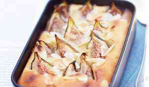 Gratin de figues aux amandes
