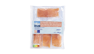 4 pavés de saumon atlantique, élevé en Norvège