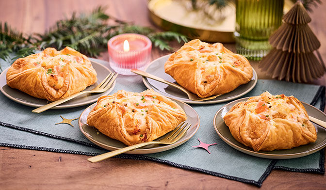 4 Paniers saumon fumé, saumon — vue 3