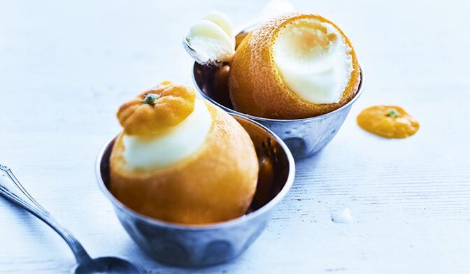 4 ORANGES GIVREES