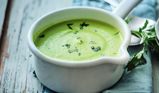 VELOUTE POIS/BROC BIO