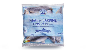 Filets de sardine Pêche française avec peau