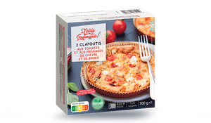 2 CLAFOUTI TOMATE/FROMAGE