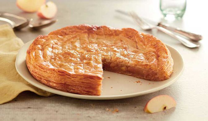 Galette des rois aux pommes