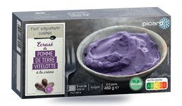 Ecras&eacute; de pomme de terre vitelotte