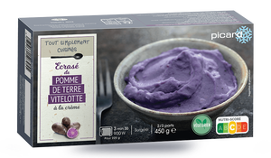 Ecrasé de pomme de terre vitelotte