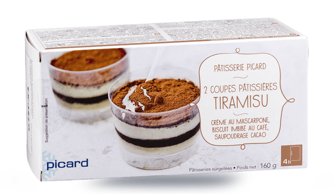 2 coupes pâtissières tiramisù