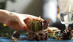Bougie de Noël