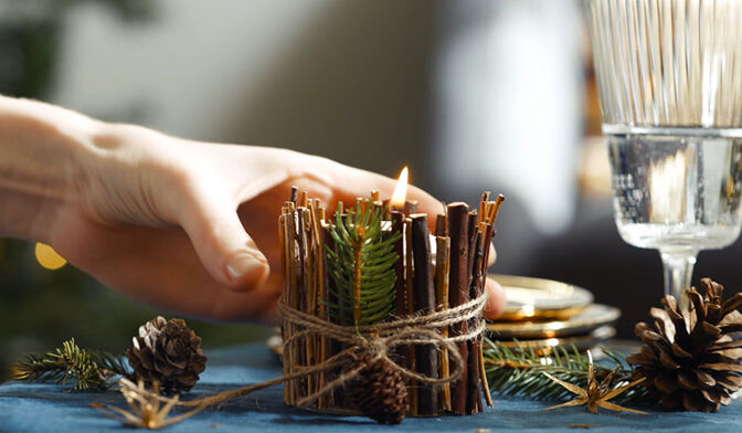 Bougie de Noël